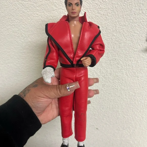 Michael Jackson Doll Superstars of 80's Thriller Outfit 12" Action Figure 1984 - Picture 7 of 8